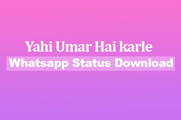 yahi umar hai karle galti se mistake whatsapp status