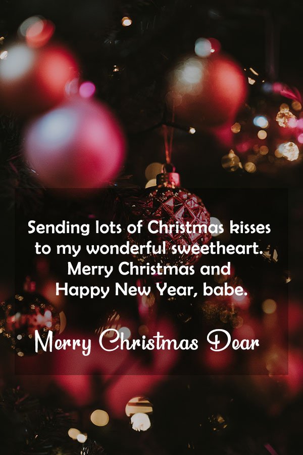 Merry Christmas wishes and messages for love